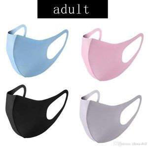 4 Face masks - cotton silk mix, pack of 4